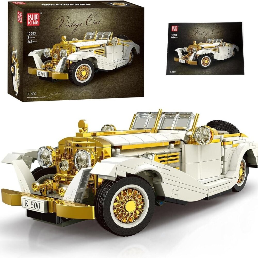 Classic Vintage Car K500 Model Vehicle Brick Set MOULDKING 10003 LEGO compatible